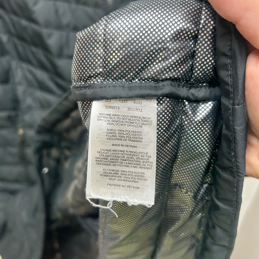 Columbia Omni-Heat Puffer Vest Womens Black Full Zip Quilted Longline 3x - Picture 5 of 10